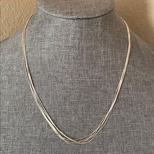 Liquid Silver Sterling Silver Necklace | Native American Style | 18–20”